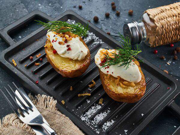 Eshak - Картофель печеный со сметаной