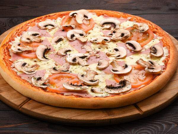 Дом-суши Дом-пиццы - Пицца Ветчина и грибы