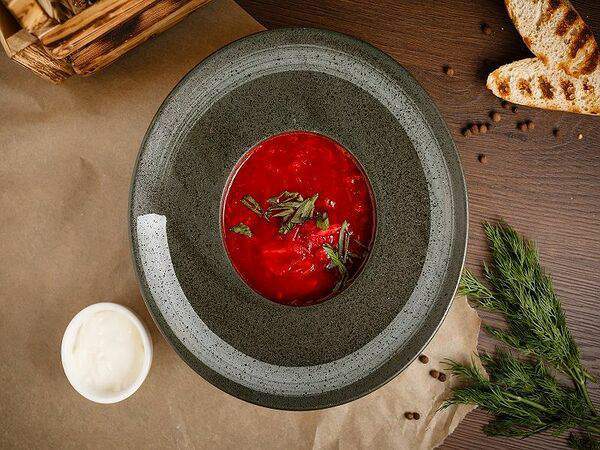 Вершина - Борщ с уткой