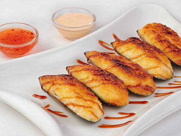 Язасуши - Запечённые мидии Киви