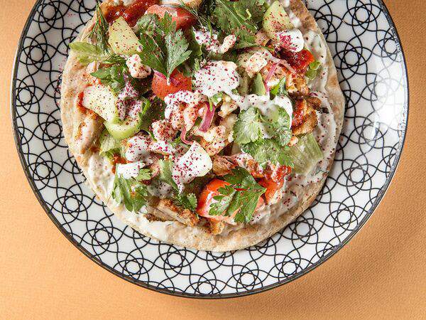 Печенеги - Открытая шаурма с курицей