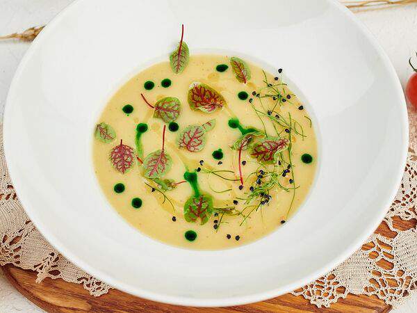 Ресторан Доставки Мамуля - Суп-крем овощной с сухариками