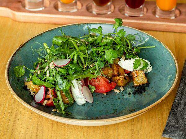 Победа - Салат с печеными баклажанами