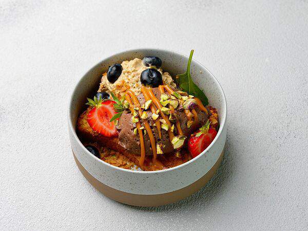 Базилик - Шоколадный крем-брюле с молочным спожем