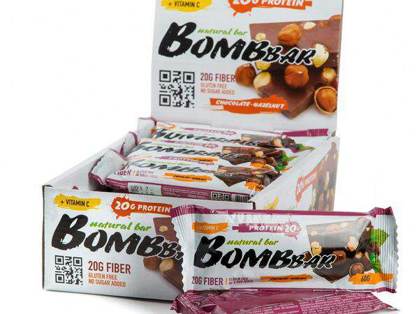 Master coffee - Батончик Bombbar Шоколад-фундук