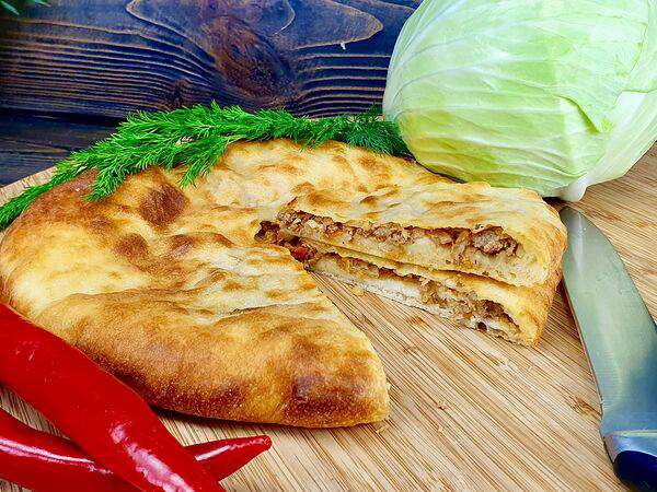 Дай три - Пирог с мясом и капустой