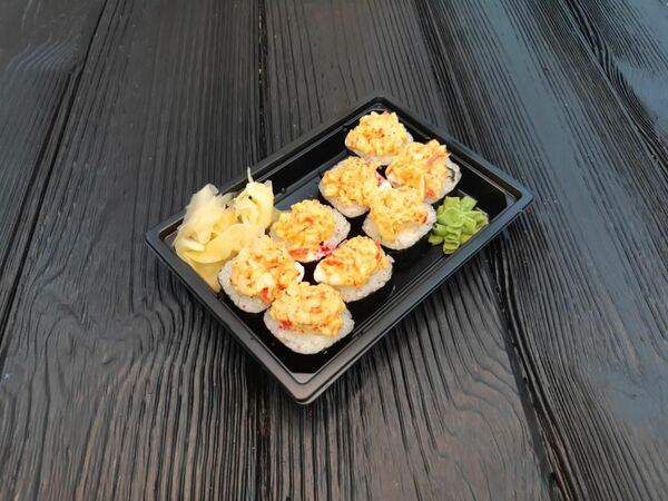 London strike cafe - Футомаки с лососем запеченный