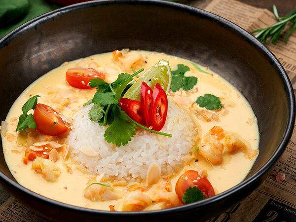 Рыбная мануфактура №1 - Креветки карри в кокосовом молоке