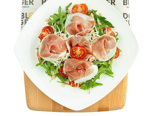 Double Burger - Салат с рукколой и прошутто