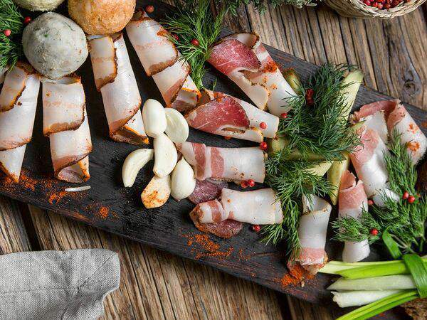 Корчма Хуторок - Ассорти из сала