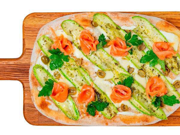 Easy Pizza - Лосось и цукини