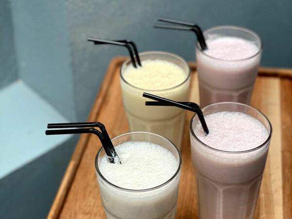 Гугенот пицца - Милкшейк вишня