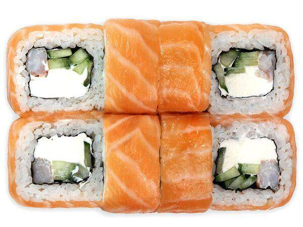 Таками - Креветка в лососе