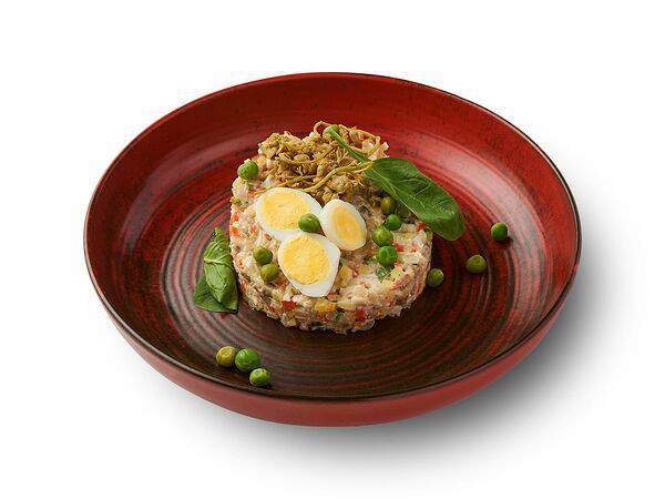 One Гоги - Оливье с телятиной, джонджоли и домашним мацони