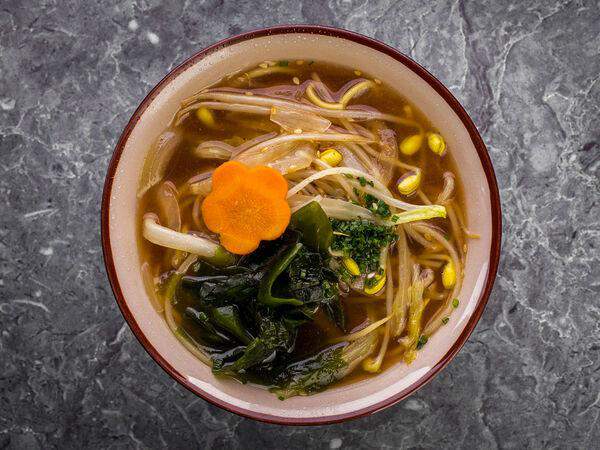 Цветение Сакуры - Суп Сею рамен с овощами