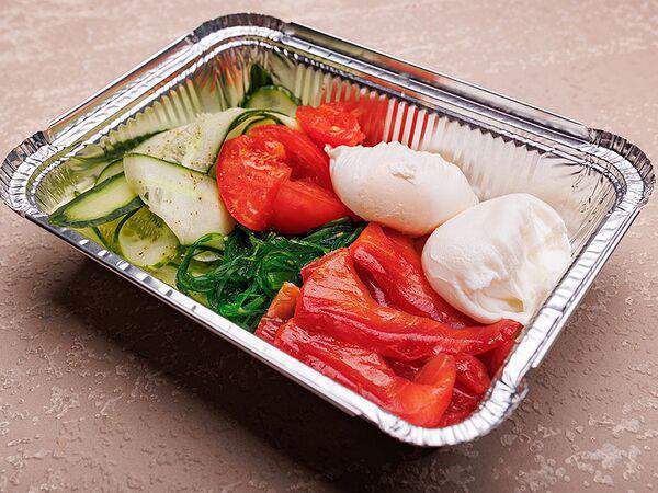 Завтрак - Комбо с лососем и чукой