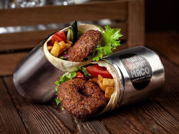 Папа жарит мясо - Шаурма Вегетарианская