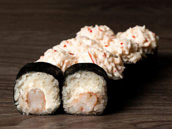 Едакратия - Запеченный Крабовый ролл с тигровой креветкой