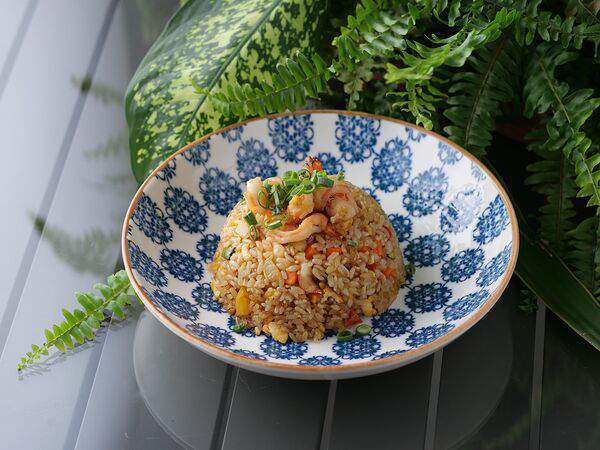 Dong po - Рис с тигровыми креветками