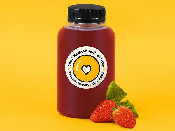 Читмил пончик - Морс клубника-базилик