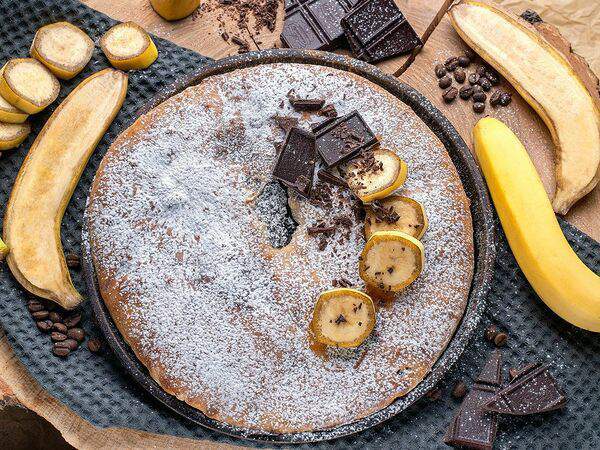 ОкПирог - Пирог с бананом и шоколадом
