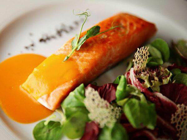 BBQ Cafe - Форель с соусом из манго