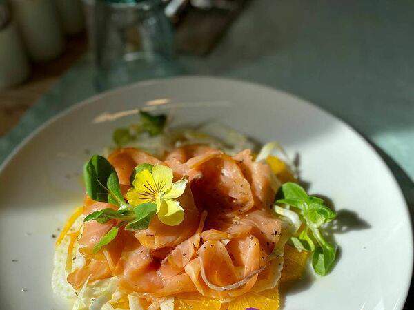 Ristorante Da Claudio - Карпаччо по-Сицилийски с копченым лососем