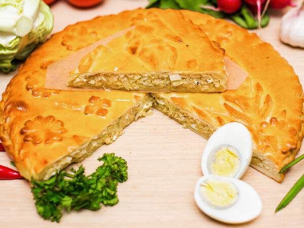 Яблочный пирог - Пирог с капустой