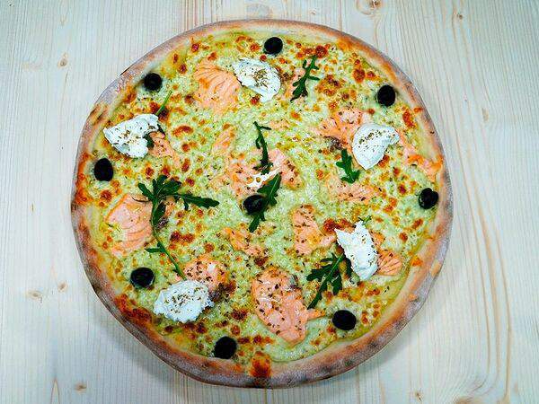 Uno Pizza - Salmon cremoso 33см