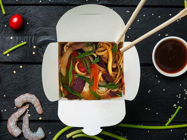 Евразия-Экспресс - Wok с овощами и пшеничной лапшой Удон, с устричным соусом