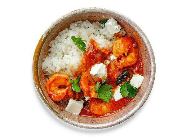 Грандъ буфетъ - Креветки по-гречески