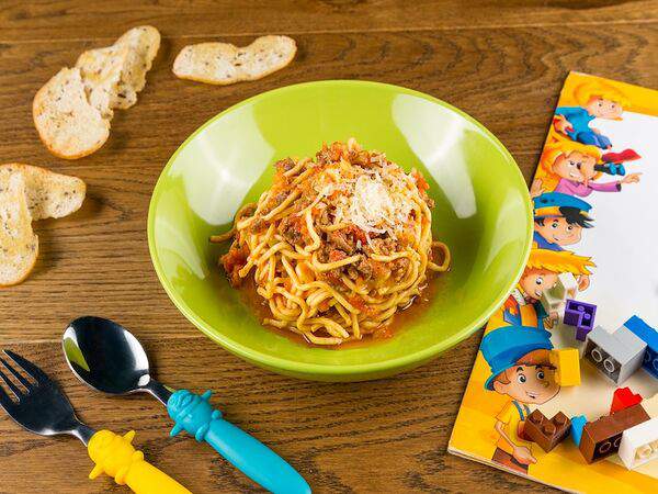 Семейное кафе Бамбинополь - Спагеттини болоньезе