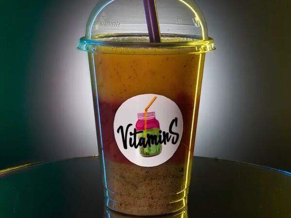 Смузи бар VitaminS - Радуга (трёхслойный)