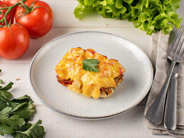 Бахетле - Минтай запеченный с крабовым мясом