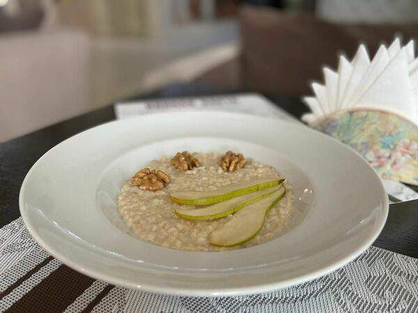 Tapadera - Ризотто с грушей и орехами