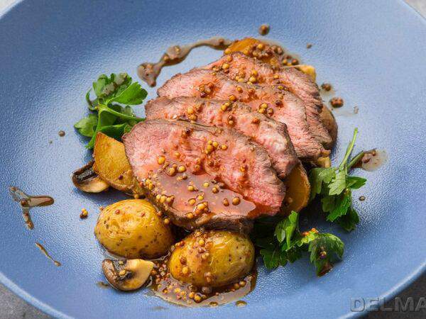 Кофейня №1 - Ростбиф с бэби картофелем и грибами