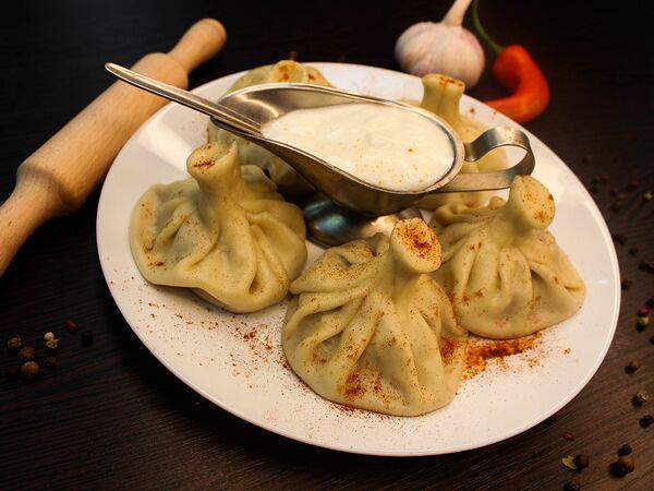 Базилик - Хинкали с бараниной