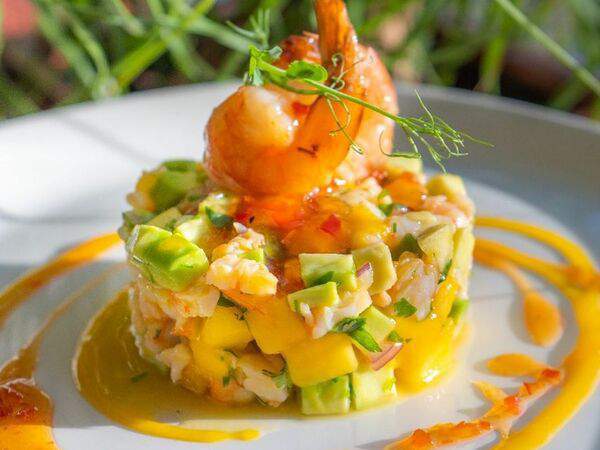 Leto-cafe - Тар-тар с тигровыми креветками