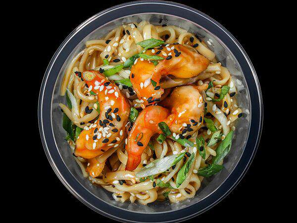Eattery - Удон с креветками в соусе терияки life