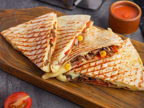 Тёрка - Кесадилья с грибами