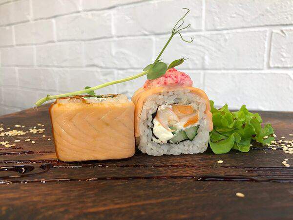 Дон Хуан - Запеченная филадельфия с креветкой