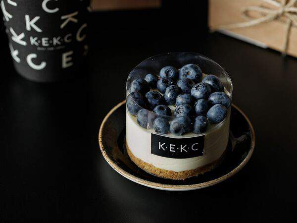 Кекс - Чизкейк с голубикой