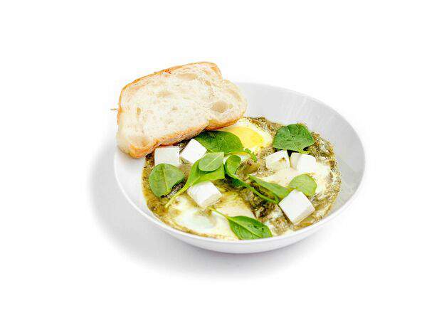 Cake & breakfast - Зеленая шакшука