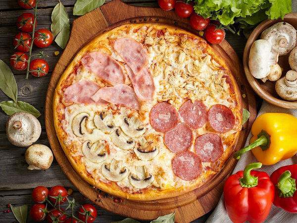 Мангальная - Пицца Четыре сезона