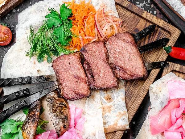 Бакладжан - Уч панджа из телятины