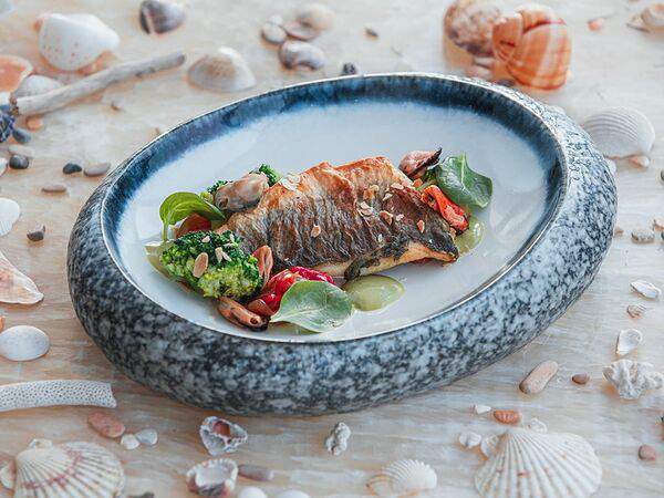 Прованс - Филе сибаса с брокколи