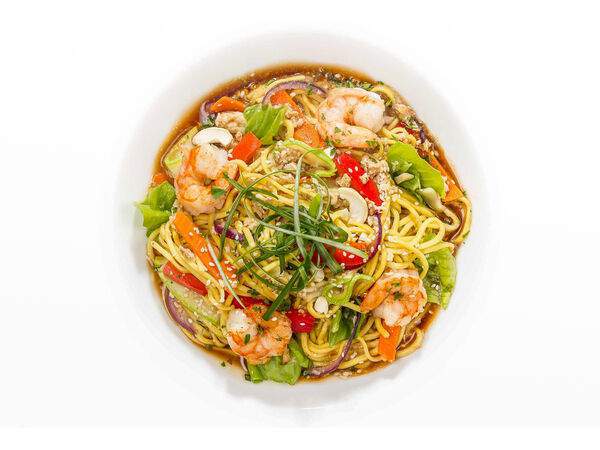 Перчини - Тай нудлс с креветками