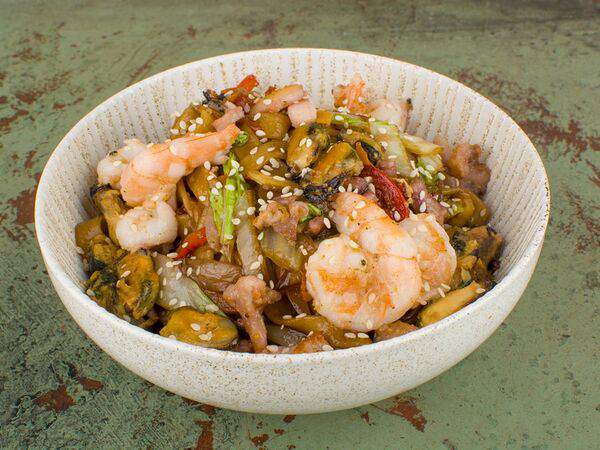 Гастроном - Лапша карри с морепродуктами