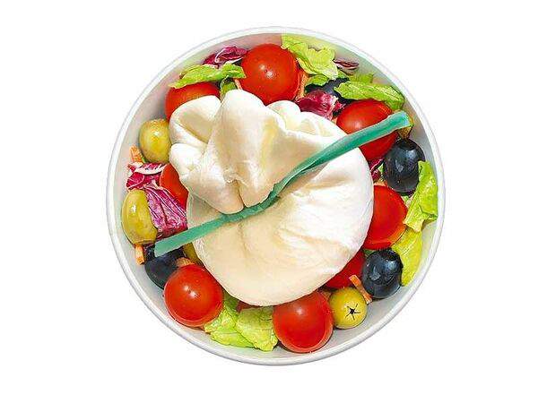 Ёлки-палки - Салат Овощной с сыром буррата