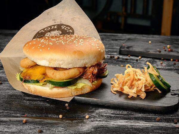 Top Hop - Бургер с рваной свининой